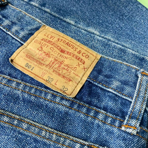 Levi's jeans 501 w32 l32 like new, blue