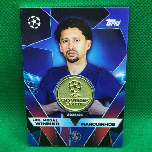 Κάρτα Marquinhos Topps Match Attax 2025-26 UCL Medal Winner καινούργια