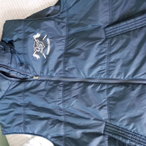 Sleeveless jacket like new, blue, size XXL