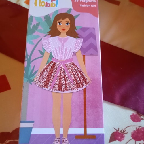 AS Fashion Girl Magnetic Toy like new, for ages 3+