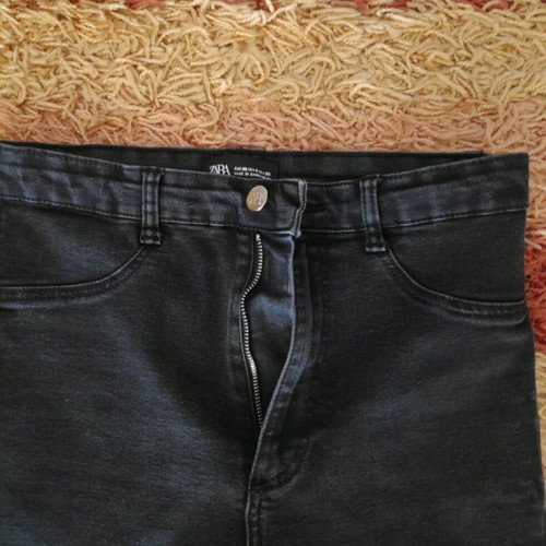 Γυναικείο παντελόνι Zara μαύρο, μέγεθος L, σαν καινούργιο