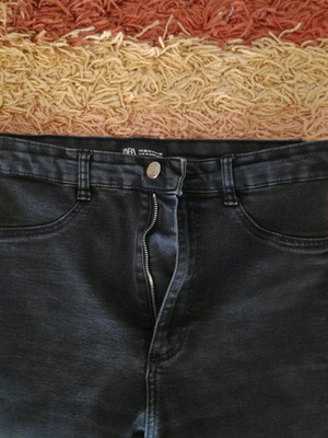 Γυναικείο παντελόνι Zara μαύρο, μέγεθος L, σαν καινούργιο