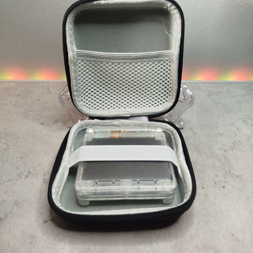 Gameboy Advance SP case new, black with fabric exterior