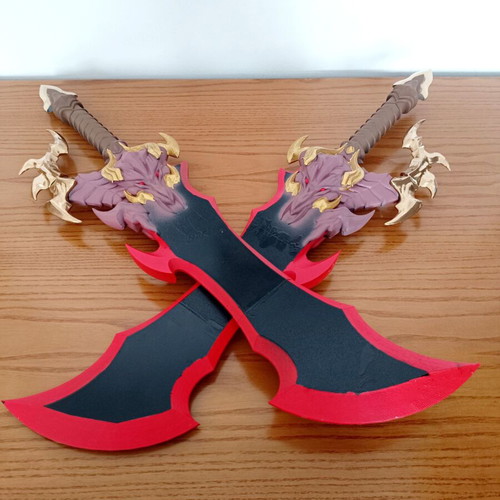 Solo leveling Demon King's Daggers replica swords new 100cm
