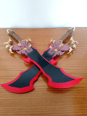 Solo leveling Demon King's Daggers replica swords new 100cm