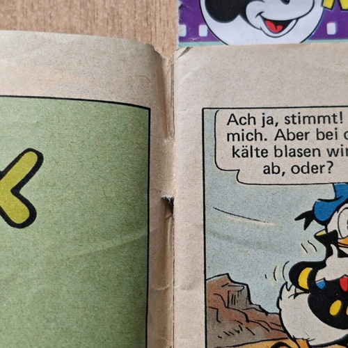 Micky Maus magazine used, German edition 1988 with 1989 calendar