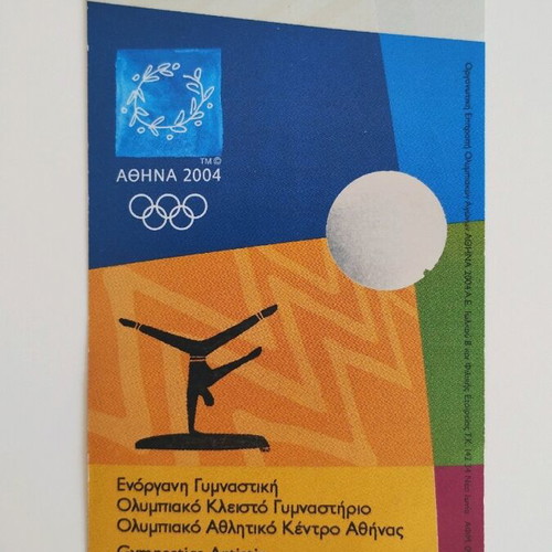 Athens 2004 Gymnastics Ticket new, very rare