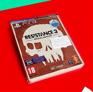 RESISTANCE 3 STEELBOOK PS3 (ΣΦΡΑΓΙΣΜΕΝΟ)
