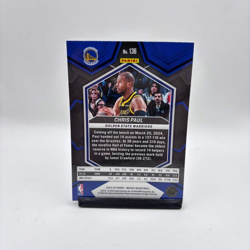 Chris Paul Mosaic 2023-24 basketball card like new
