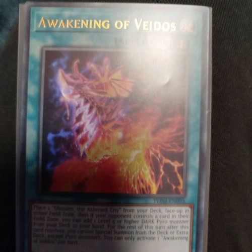 Awakening of Veidos Yu-Gi-Oh! card new ultra rare