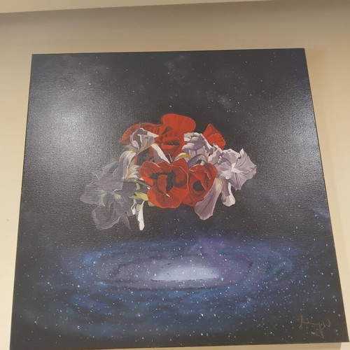 Oil painting Angel by Angelos Panagiotou like new