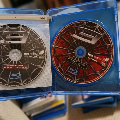 Blue Ray Spiderman 3 used, in excellent condition
