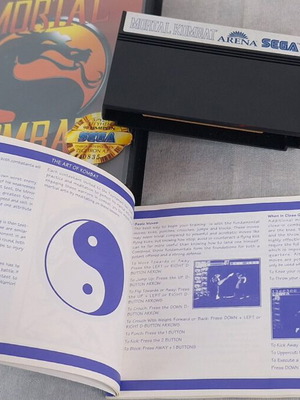 Mortal Kombat Sega Master System Complete Box Collectible