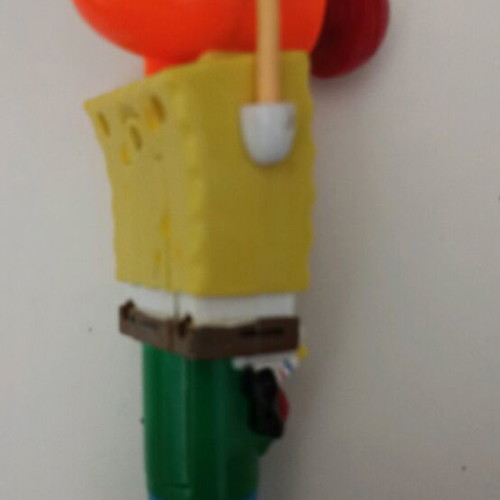 Viacom 2004 SpongeBob SquarePants figure used with fan