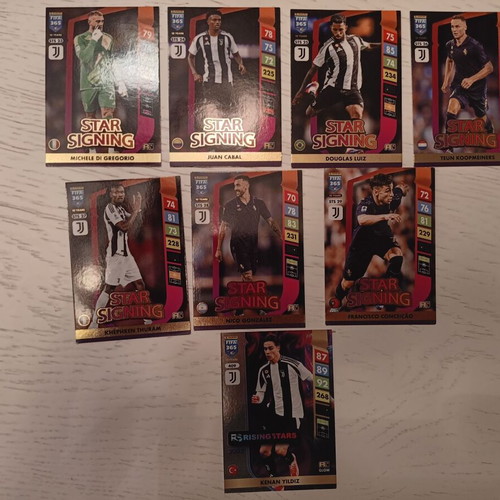 Adrenalyn XL 2025 Panini Juventus Cards like new