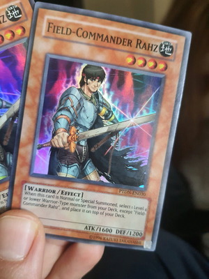 Κάρτες YuGiOh Field Commander Rahz playset σαν καινούργιο, 3 super από old school συλλογή