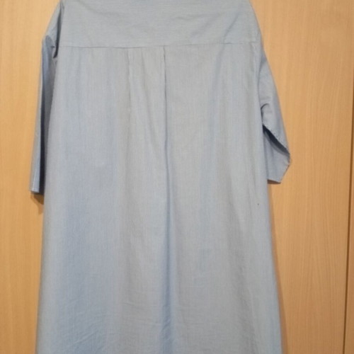 Oversized NEMA dress size M like new, white and blue