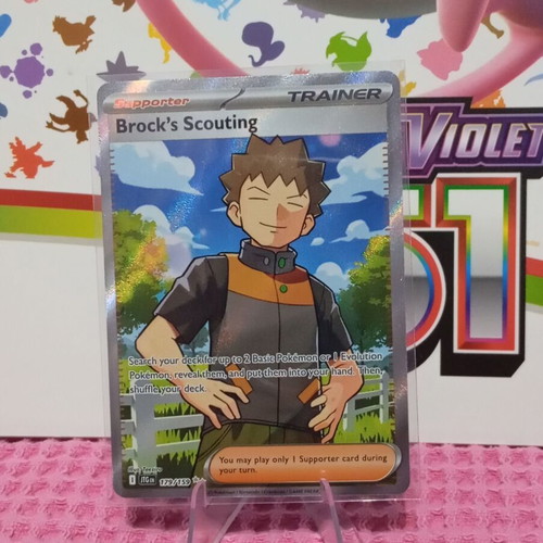 Brock's Scouting JTG 179 Pokemon card Journey Together