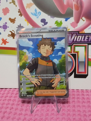 Brock's Scouting JTG 179 Pokemon card Journey Together