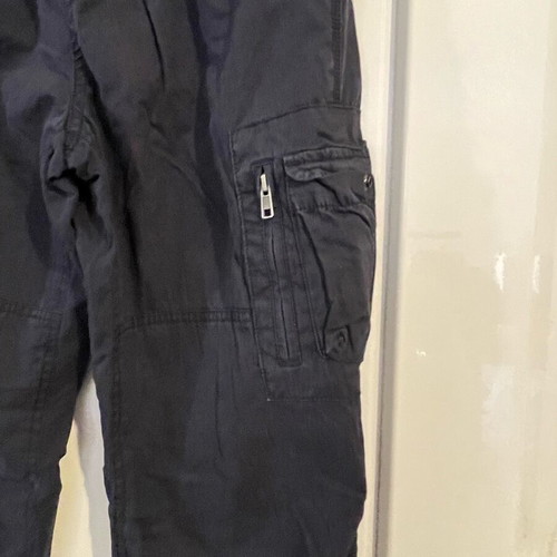 Gap Kids cargo pants lined like new, age 14-16, navy and grey