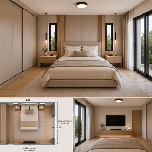 Maisonette 250 m² with sea and mountain view in Patras, modern luxury