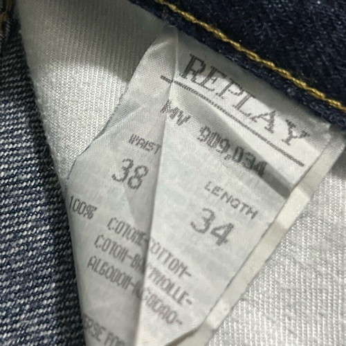 Replay jeans men’s like new, size XXL, blue
