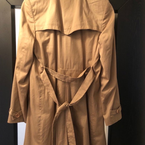 Paul & Joe Sister cotton gabardine coat used, beige size 42