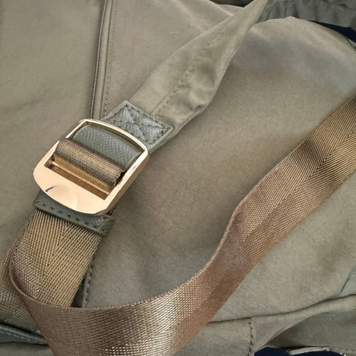 Madison West Nylon Backpack olive green like new