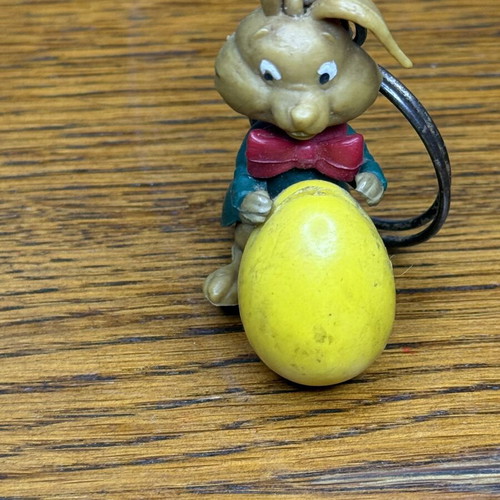 Easter Bunny Keychain used