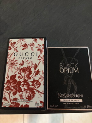 Opium Gucci perfume boxes new