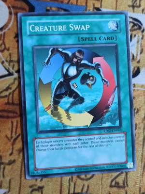 Creature Swap Spell Card σαν καινούργιο για Chaos Control και Goat Format