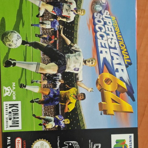 Nintendo 64 International Superstar Soccer 64 Konami like new