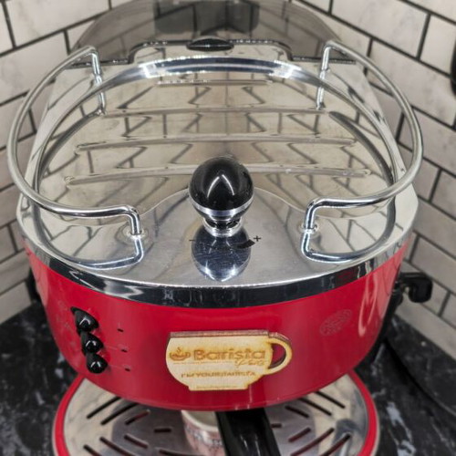 De'Longhi Espresso Icona Eco coffee machine used, 1100W, 15bar, red