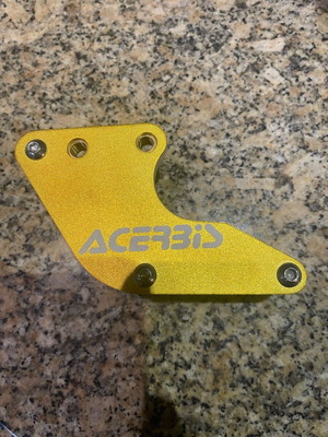 Acerbis chain guide slider new gold