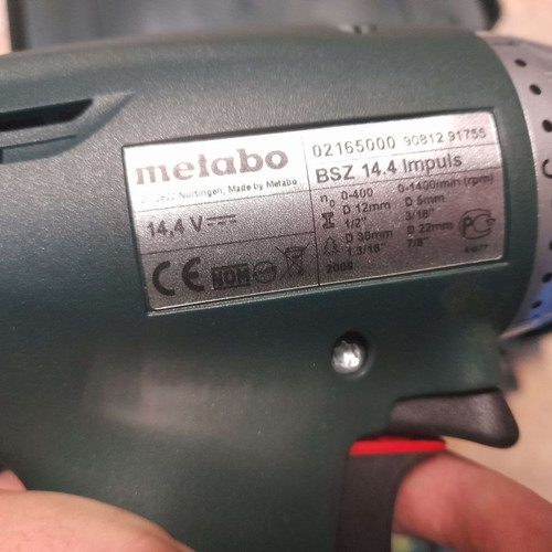 Metabo BSZ 14.4 Impuls cordless drill set new