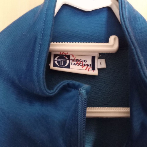 Sergio Tacchini Masters Track Top jacket blue/white like new