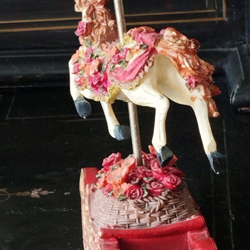 Decorative rocking horse that plays music new