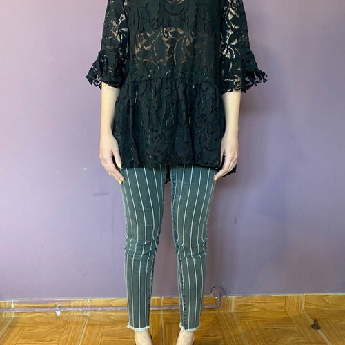 Nidodileda blouse like new, black one size
