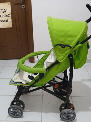 Flexy baby stroller, lime green