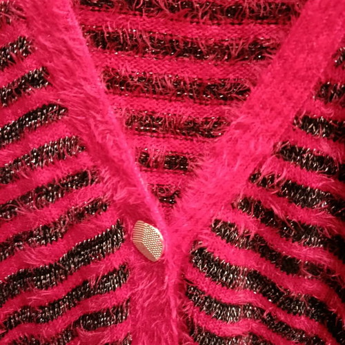 Cardigan like new, soft and warm, red