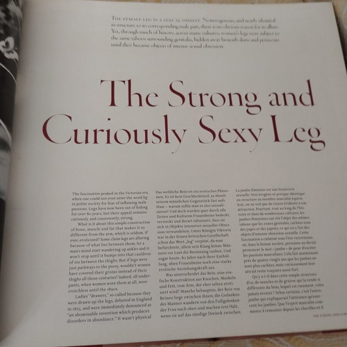 The Big Book of Legs XL Edition by Dian Hanson, like new