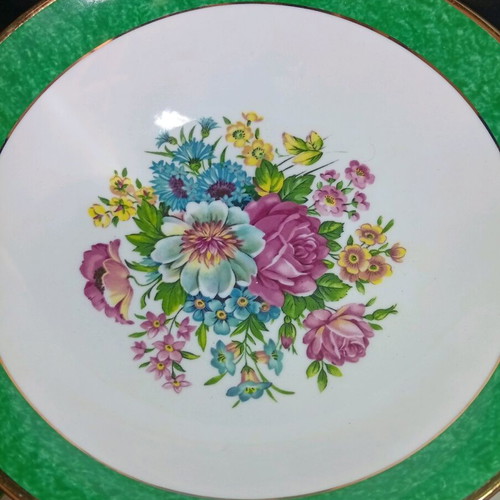 Cmielow Poland vintage porcelain serving bowl set, 6 pieces