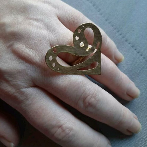 Handmade ring with adjustable size new