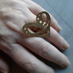 Handmade ring with adjustable size new