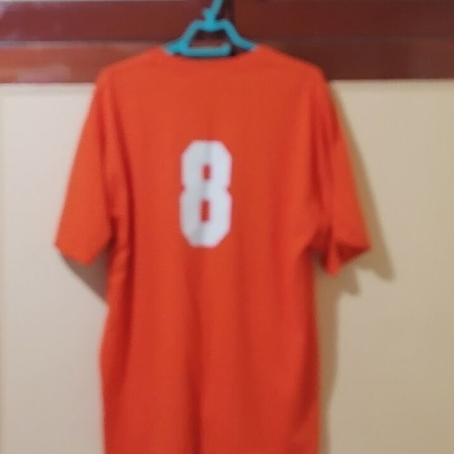 Summer men's t-shirt like new, size XL, orange