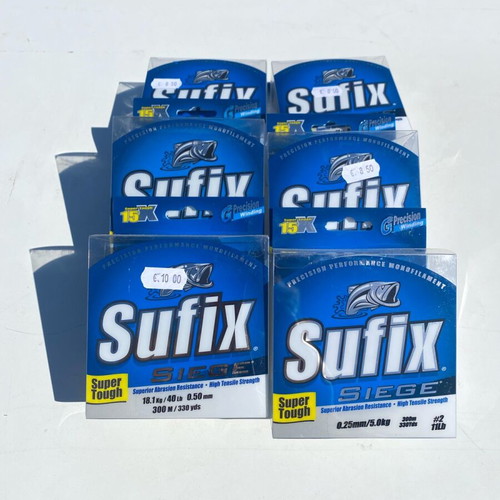 Sufix fishing line new, 0.26mm and 0.50mm