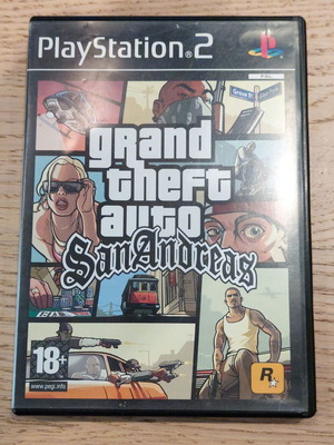 Grand Theft Auto San Andreas PlayStation 2 употребявана, пълна