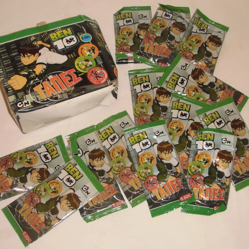 Ben-10 pack with 43 sealed tag packets