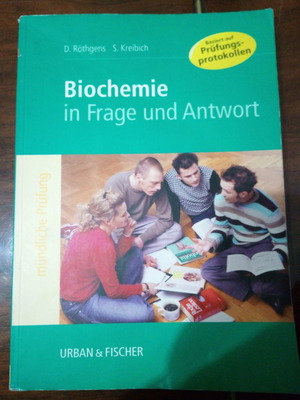 Biochemie in Frage und Antwort medical book used