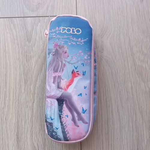Polo double oval pencil case girl with fox like new